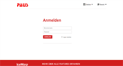 Desktop Screenshot of mail.paus.ch